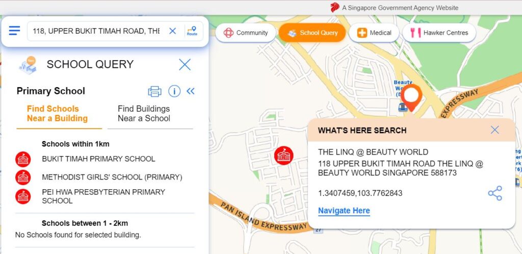 Bukit TImah Primary School, Methodist Girls' School (MGS) & Pei Hwa Prebyterian Primary School is within 1 km radius of this new condo launch at Bukit Timah Link.