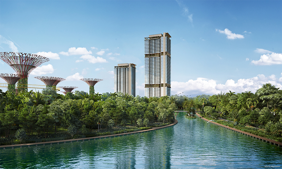 A NEW CONDO DEVELOPMENT COMPRISING 1 BLOCK 44-STOREY, 1 BLOCK OF 30-STOREY TOWER (TOTAL 937 UNITS) WITH LANDSCAPE DESK, CHILDCARE CECNTRE, SHOPS, RESTAURANT, COMUNCAL FACILITIES AND BASEMENT CARPARK AT MARINA GARDENS LANE, TS30 LOY 00713P (MARINA SOUTH PLANNING AREA)